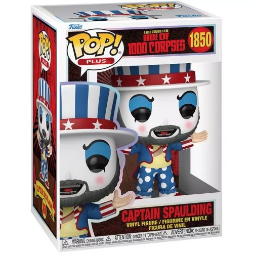 Funko Pop! Captain Spaulding #1850 PLUS A Rob Zombie Film House of 1000 Corpses Box