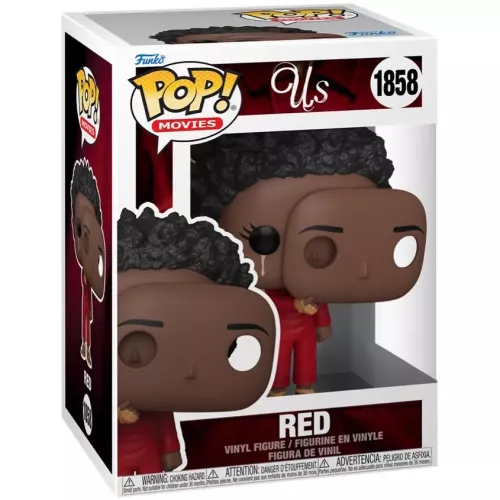 Funko Pop! Red #1858 Us Movies Vinyl Figure Box