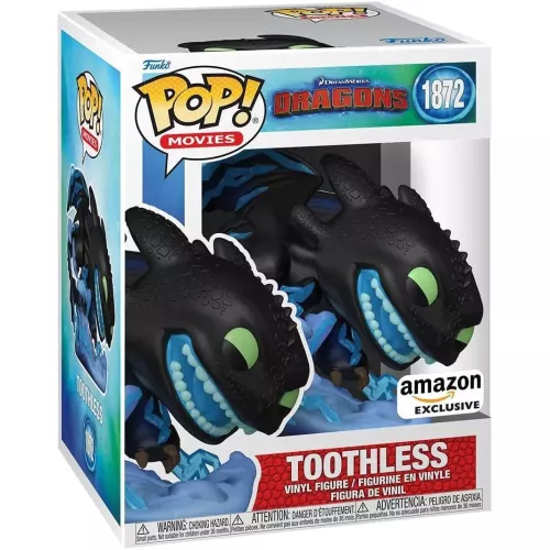 Funko Pop! Toothless #1872 Lightning Dreamworks Dragons Box