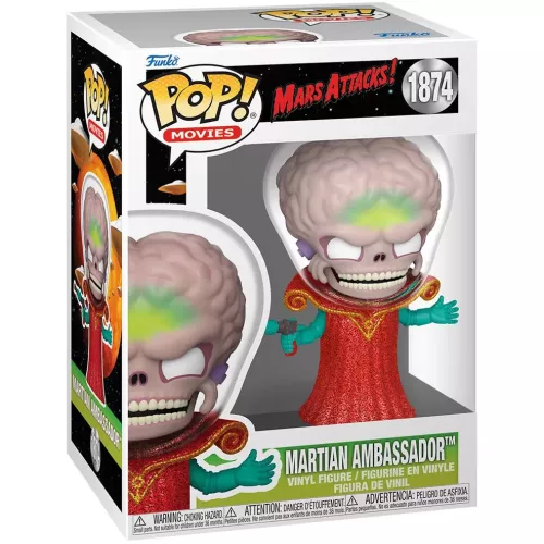 Funko Pop! Martian Ambassador #1874 Mars Attacks! Movies Box