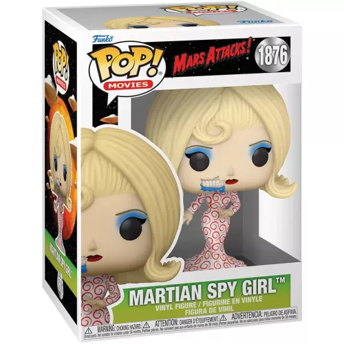 Funko Pop! Martian Spy Girl #1876 Mars Attacks! Movies Box