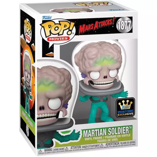 Funko Pop! Martian Soldier #1877 Mars Attacks! Movies Box
