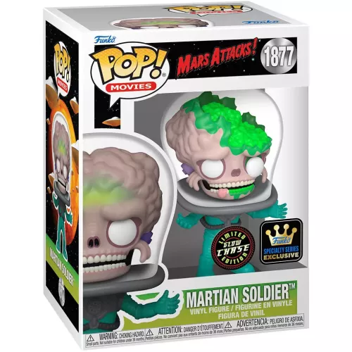 Funko Pop! Martian Soldier #1877 Chase Glows in the Dark Box