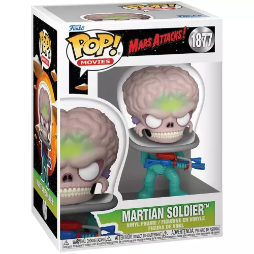 Funko Pop! Martian Soldier #1877 with Atomic Ray Gun Box