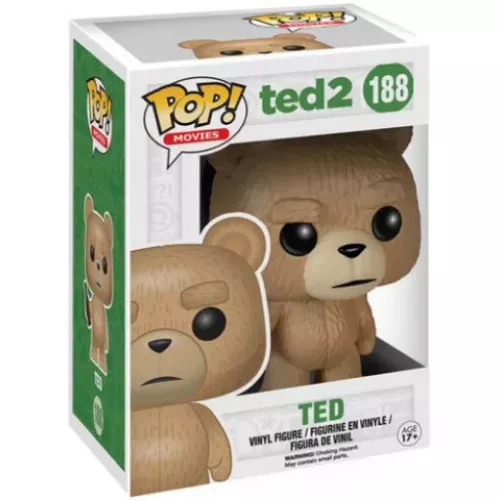 Funko Pop! Ted #188 with Beer Ted 2 Movies Vinyl Figure Box