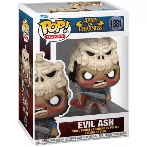 Funko Pop! Evil Ash #1881 Army of Darkness Movies Vinyl Figure Box