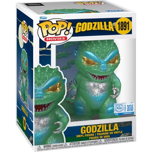 Funko Pop! Godzilla #1891 Green Translucent Movies Box