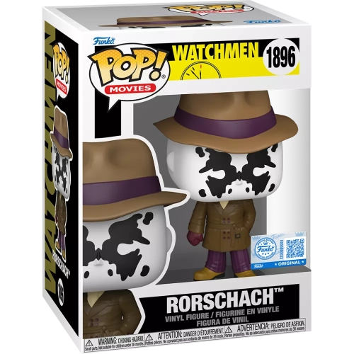 Funko Pop! Rorschach #1896 Watchmen Movies Vinyl Figure Box