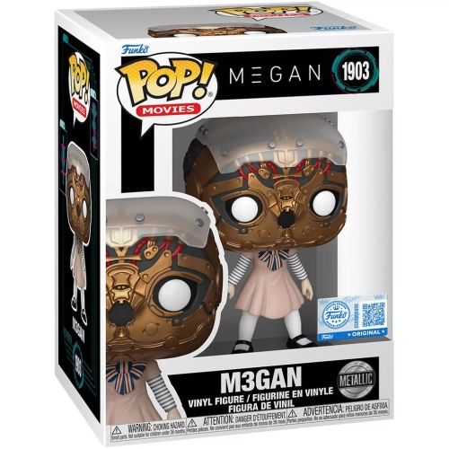 Funko Pop! M3GAN #1903 Metallic Movies Vinyl Figure Box