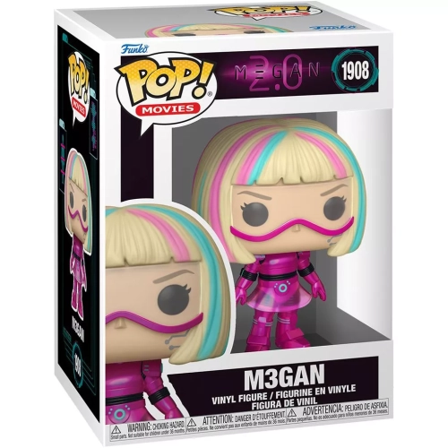 Funko Pop! M3GAN #1908 Pink Suit M3GAN 2.0 Movies Vinyl Figure Box
