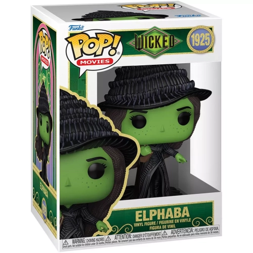 Funko Pop! Elphaba #1925 with Grimmerie Wicked Movies Box