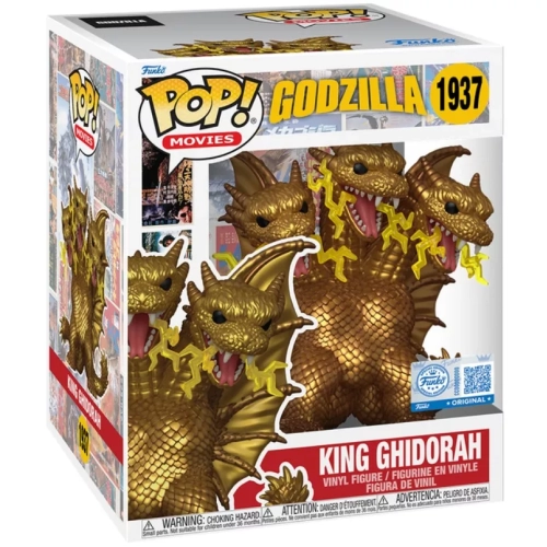 Funko Pop! King Ghidorah #1937 Electric 6 Inch Godzilla Box