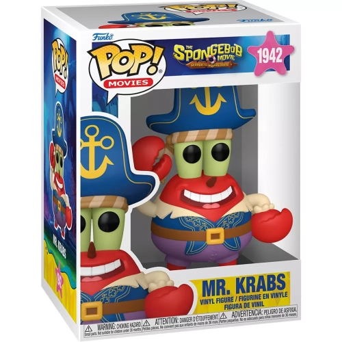 Funko Pop! Mr. Krabs #1942 The SpongeBob Movie Search for Squarepants Box