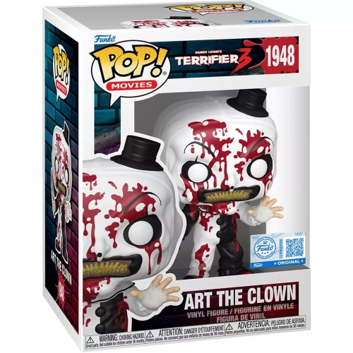 Funko Pop! Art the Clown #1948 Bloody Damien Leone's Terrifier 3 Box