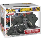 Sleeping Godzilla with Minilla