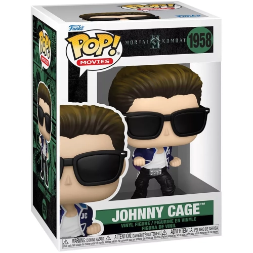 Funko Pop! Johnny Cage #1958 Mortal Kombat II Movies Box