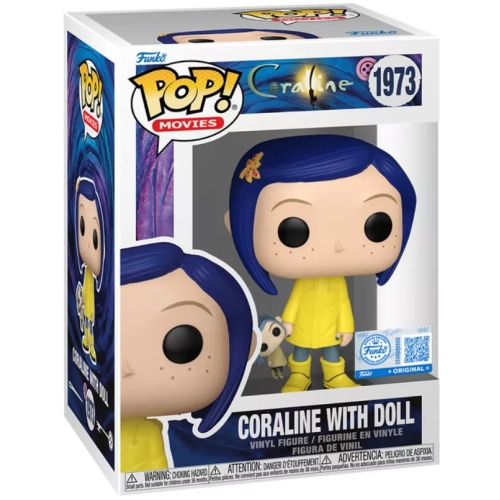 Funko Pop! Coraline with Doll #1973 Movies Vinyl Figure Box