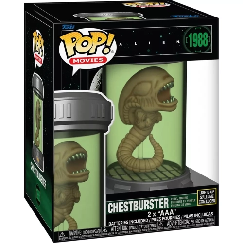 Funko Pop! Chestburster #1988 Lights Up! Alien Movies Box