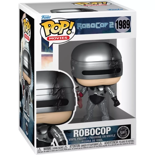Funko Pop! RoboCop #1989 Chase Metallic RoboCop 2 Movies Box