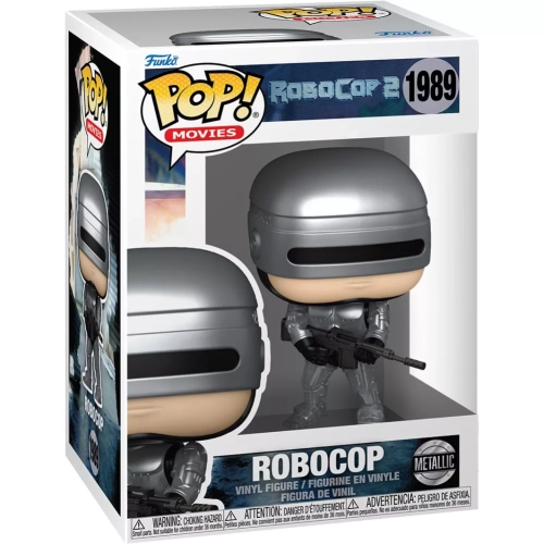 Funko Pop! RoboCop #1989 Metallic RoboCop 2 Movies Box