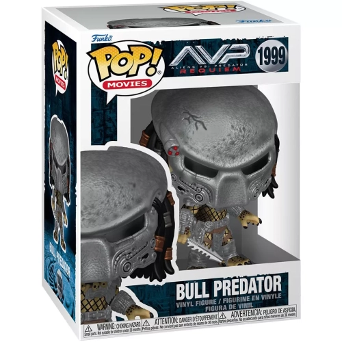 Funko Pop! Bull Predator #1999 Aliens vs. Predator Requiem Box