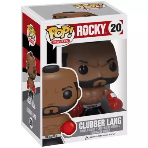 Funko Pop! Clubber Lang #20 Rocky Movies Vinyl Figure Box