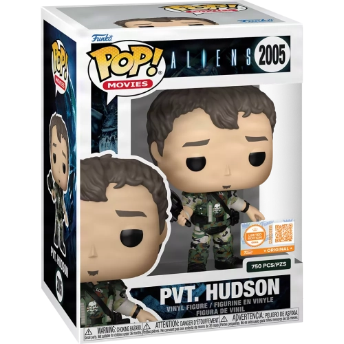 Funko Pop! Pvt. Hudson #2005 Aliens Movies Vinyl Figure Box