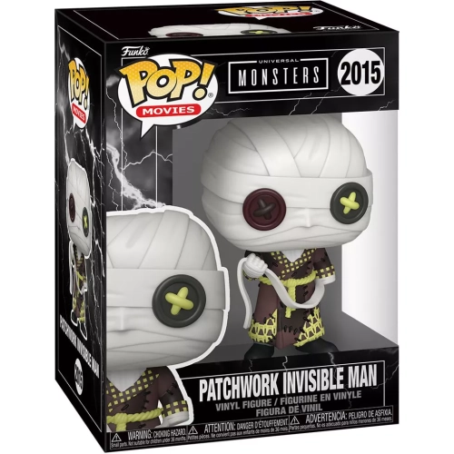 Funko Pop! Patchwork Inivisible Man #2015 Universal Monsters Box