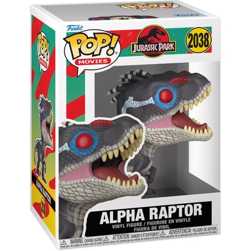 Funko Pop! Alpha Raptor #2038 Jurassic Park Movies Box
