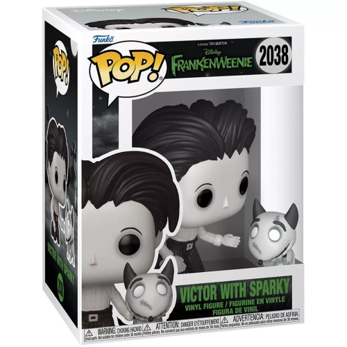 Funko Pop! Victor with Sparky #2038 A Film by Tim Burton Disney Frankenweenie Box