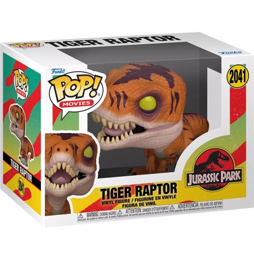 Funko Pop! Tiger Raptor #2041 Jurassic Park Movies Box