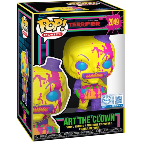 Funko Pop! Art the Clown #2049 with Head Blacklight Bloody Box