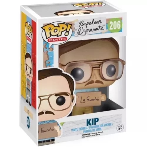 Funko Pop! Kip #206 Napoleon Dynamite Movies Vinyl Figure Box