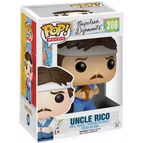 Funko Pop! Uncle Rico #208 Napoleon Dynamite Movies Box