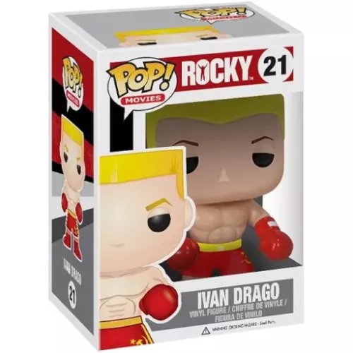 Funko Pop! Ivan Drago #21 Rocky Movies Vinyl Figure Box