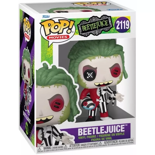 Funko Pop! Beetlejuice #2119 Patchwork Movies Vinyl Figure Box
