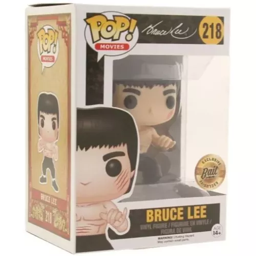 Funko Pop! Bruce Lee #218 Black Pants Movies Vinyl Figure Box