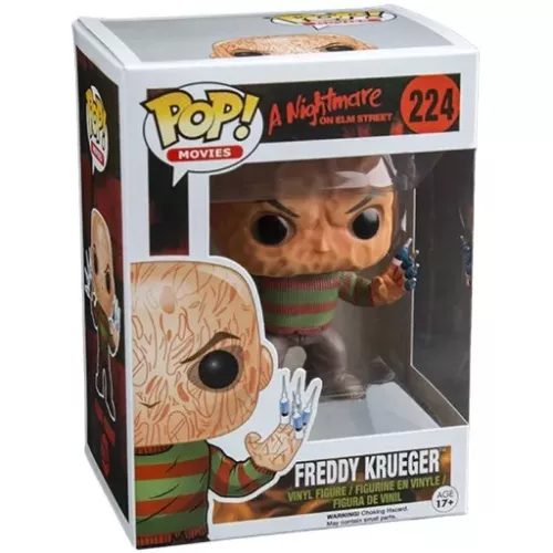 Funko Pop! Freddy Krueger #224 Syringe Hands A Nightmare on Elm Street Box