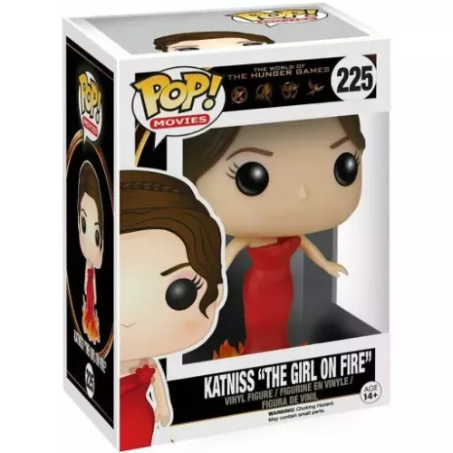 Funko Pop! Katniss "The Girl on Fire" #225 The World of The Hunger Games Box