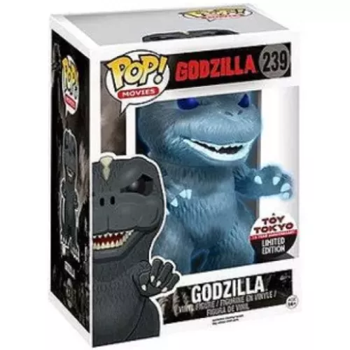 Funko Pop! Godzilla #239 Ghost 6 Inch Glows in the Dark Box