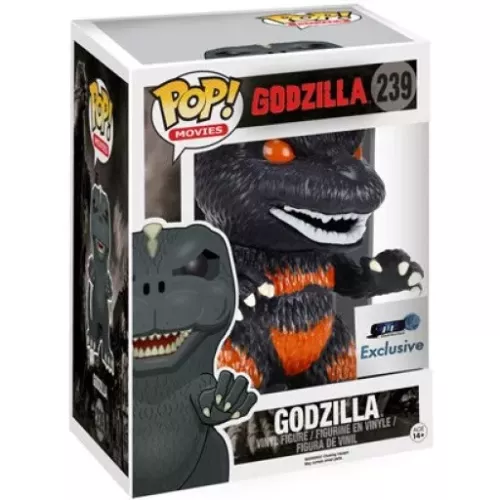 Funko Pop! Godzilla #239 Burning 6 Inch Movies Vinyl Figure Box
