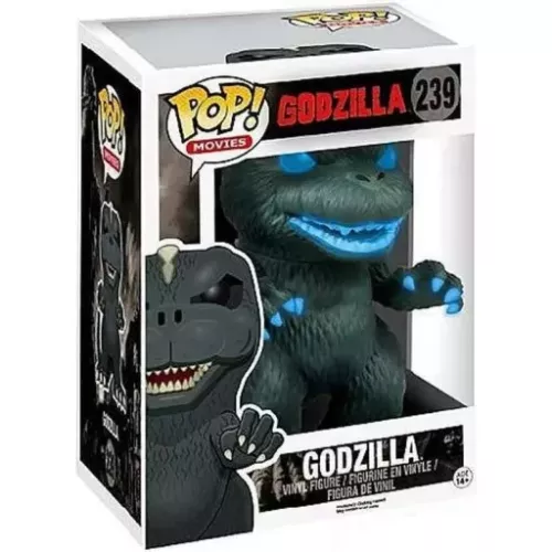 Funko Pop! Godzilla #239 Atomic Breath 6 Inch Glows in the Dark Box