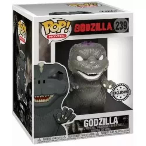Funko Pop! Godzilla #239 Purple Back 6 Inch Black and White Box