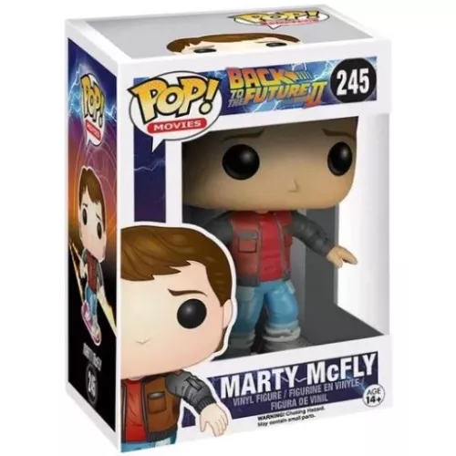Funko Pop! Marty McFly #245 Hoverboard Back to the Future Part II Box
