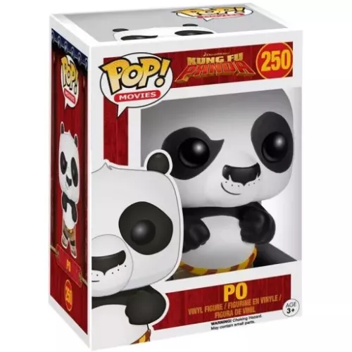 Funko Pop! Po #250 Dreamworks Kung Fu Panda Movies Box