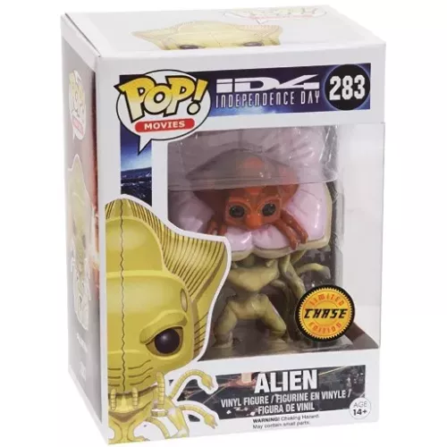 Funko Pop! Alien #283 Exposed Chase ID4 Independence Day Box