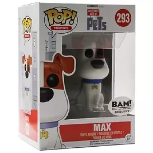 Funko Pop! Max #293 Flocked Illumination Presents The Secret Life of Pets Box