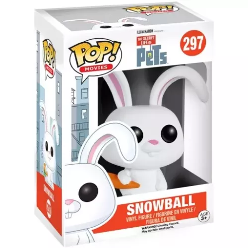 Funko Pop! Snowball #297 Illumination Presents The Secret Life of Pets Box