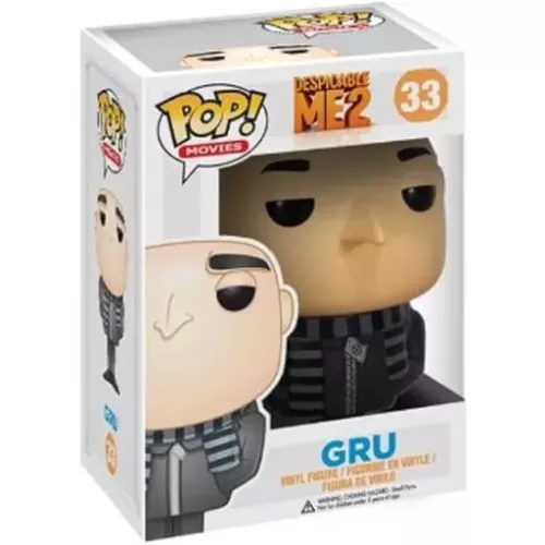 Funko Pop! Gru #33 Despicable Me 2 Movies Vinyl Figure Box
