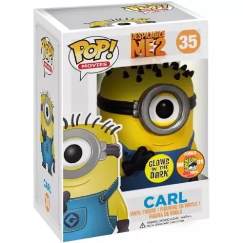Funko Pop! Carl #35 Glows in the Dark Despicable Me 2 Box